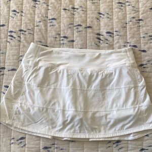 Lululemon White Athletic Skort 6